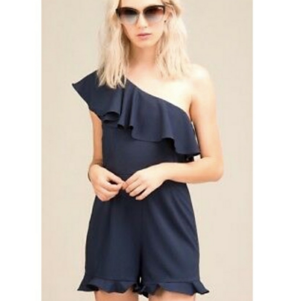 j by joa navy one shoulder romper